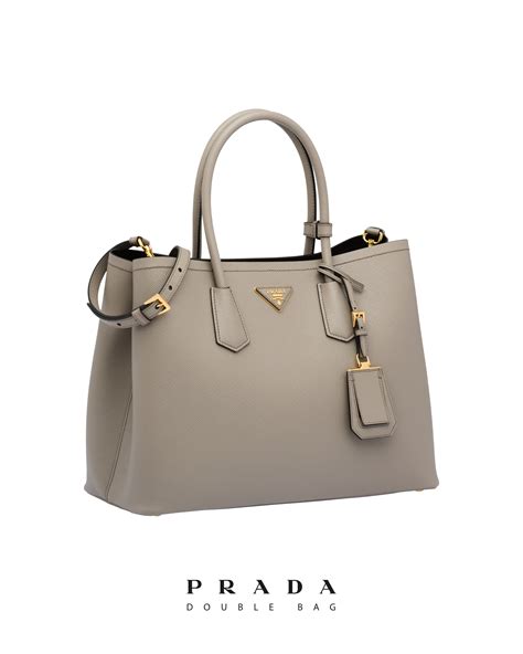 saffiano leather double prada